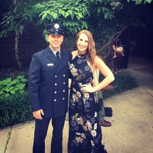 floral dress. Worn once